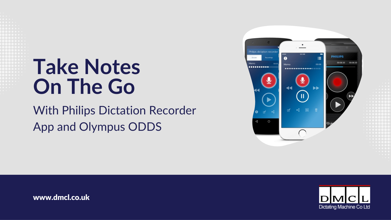 Take Notes on the Go with Philips and Olympus