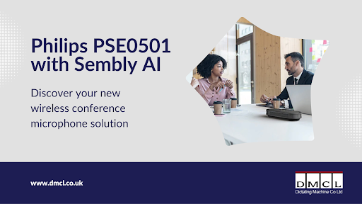 Philips PSE0501 Wireless Conference Microphone With Sembly AI