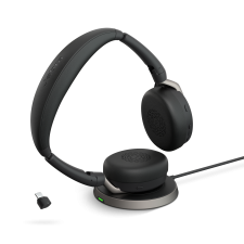Jabra Evolve2 65 Flex Link 380 USB-C MS Stereo Headset and Wireless Charging