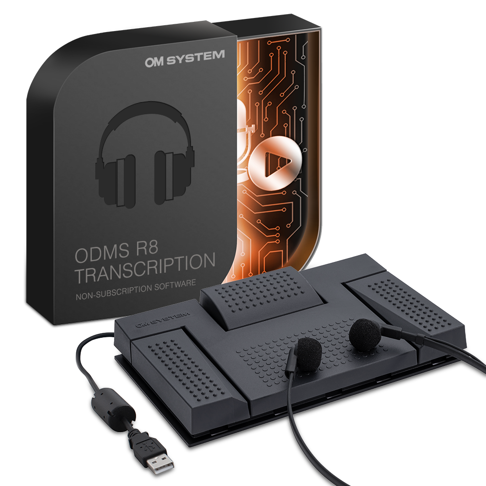 OM System AS-2700 Transcription Kit with ODMS R8 Software