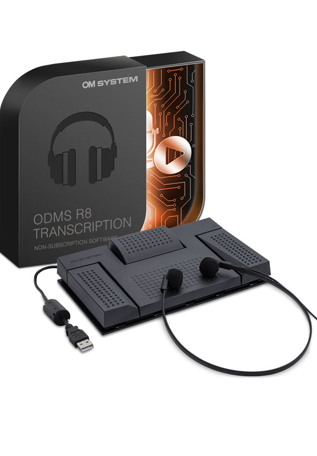 OM System AS-2700 Transcription Kit with ODMS R8 Software