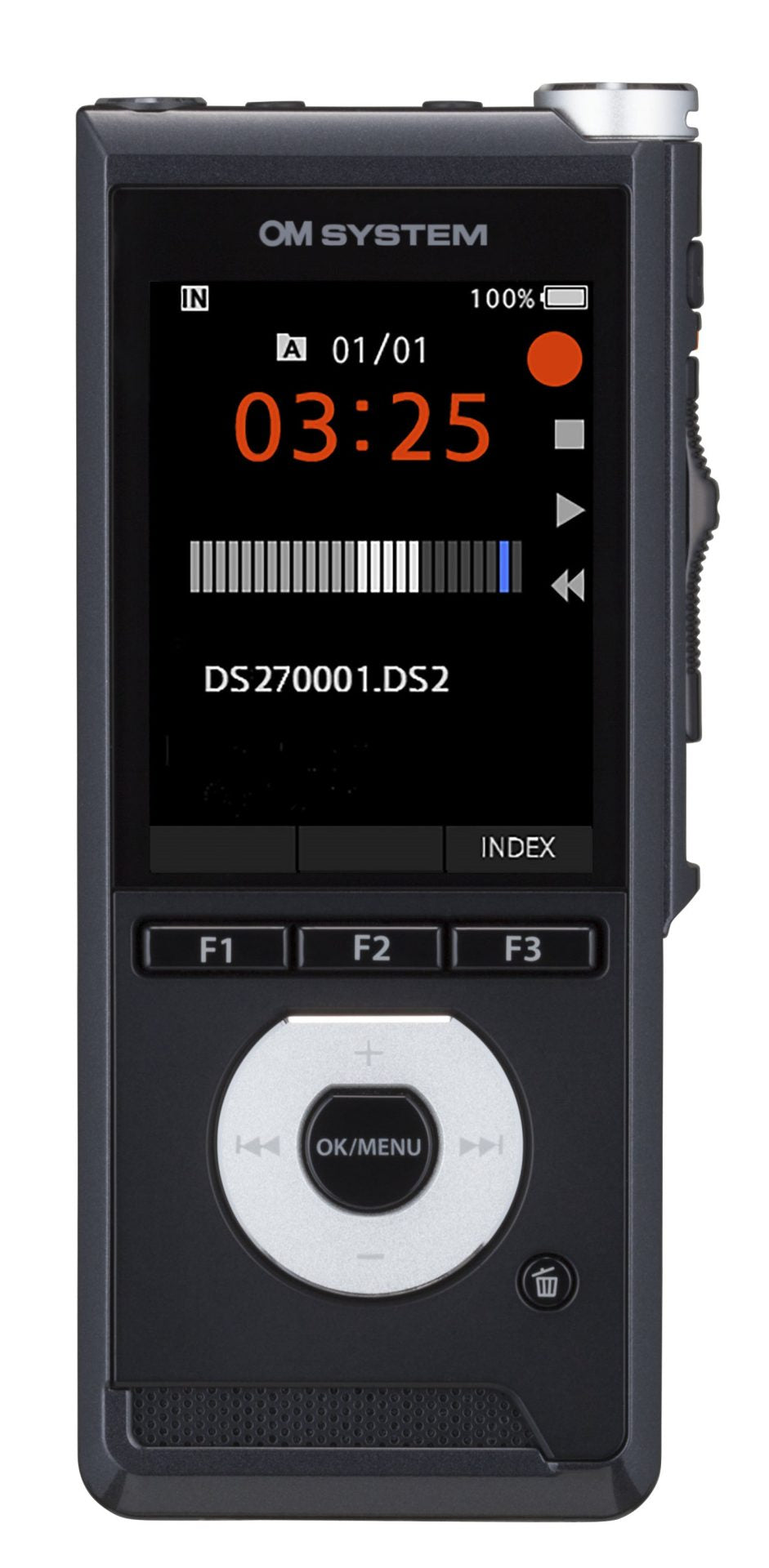 OM System DS-2700 Digital Recorder with ODMS R8 Dictate Software