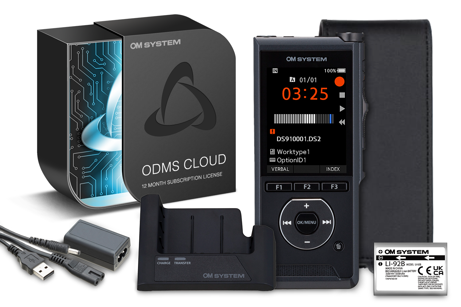 OM System DS-9100 Premium Kit inc. ODMS Cloud License for 12 Months