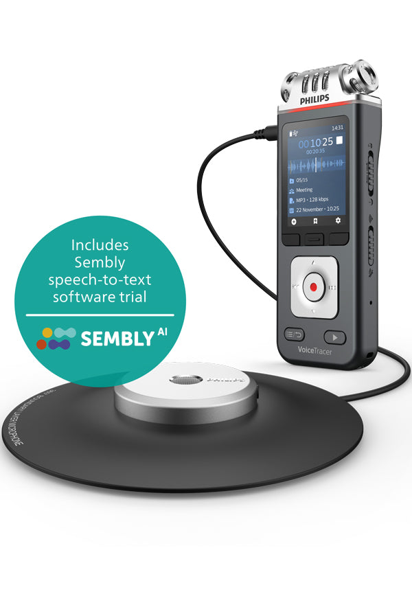 Philips DVT8115 Digital Voice Tracer - Meeting Recorder
