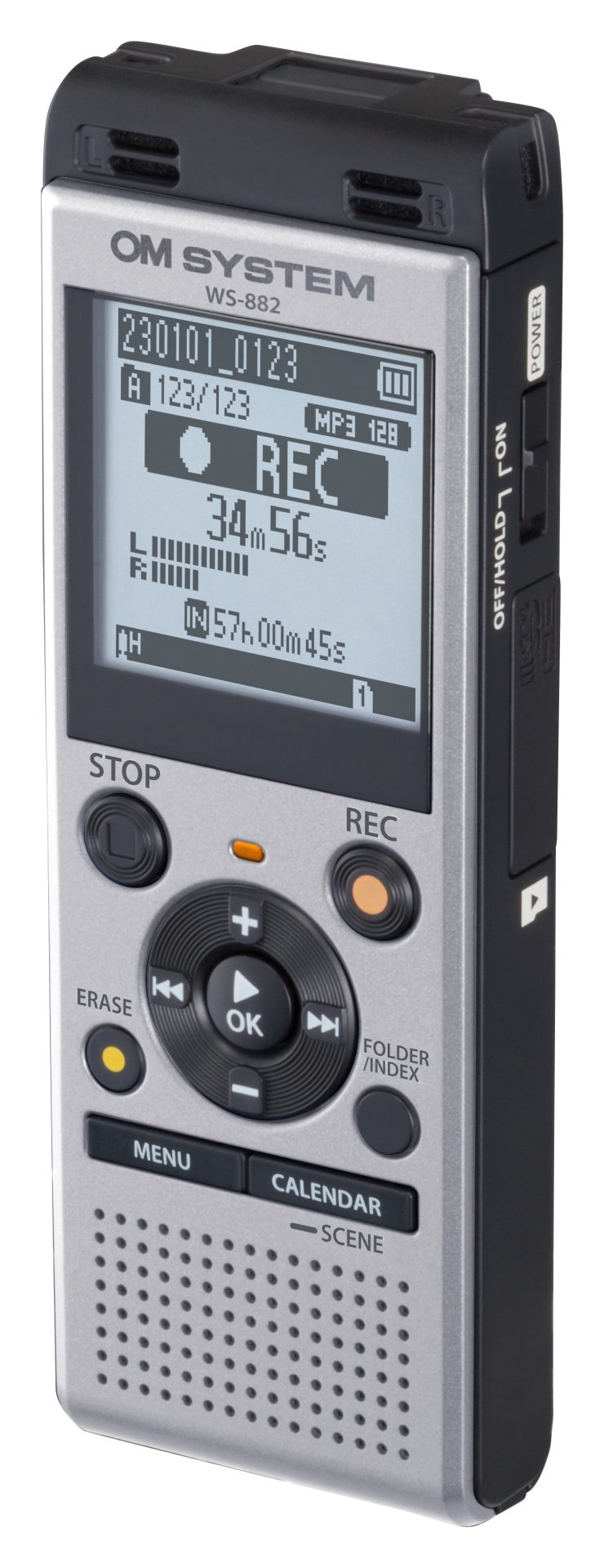 OM System WS882 Digital Voice Recorder - NEW MODEL