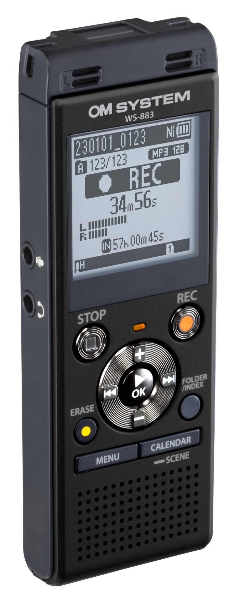 OM System WS883 Digital Voice Recorder - Meeting & Conference
