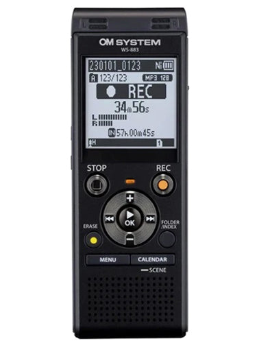 OM System WS883 Digital Voice Recorder - Meeting & Conference