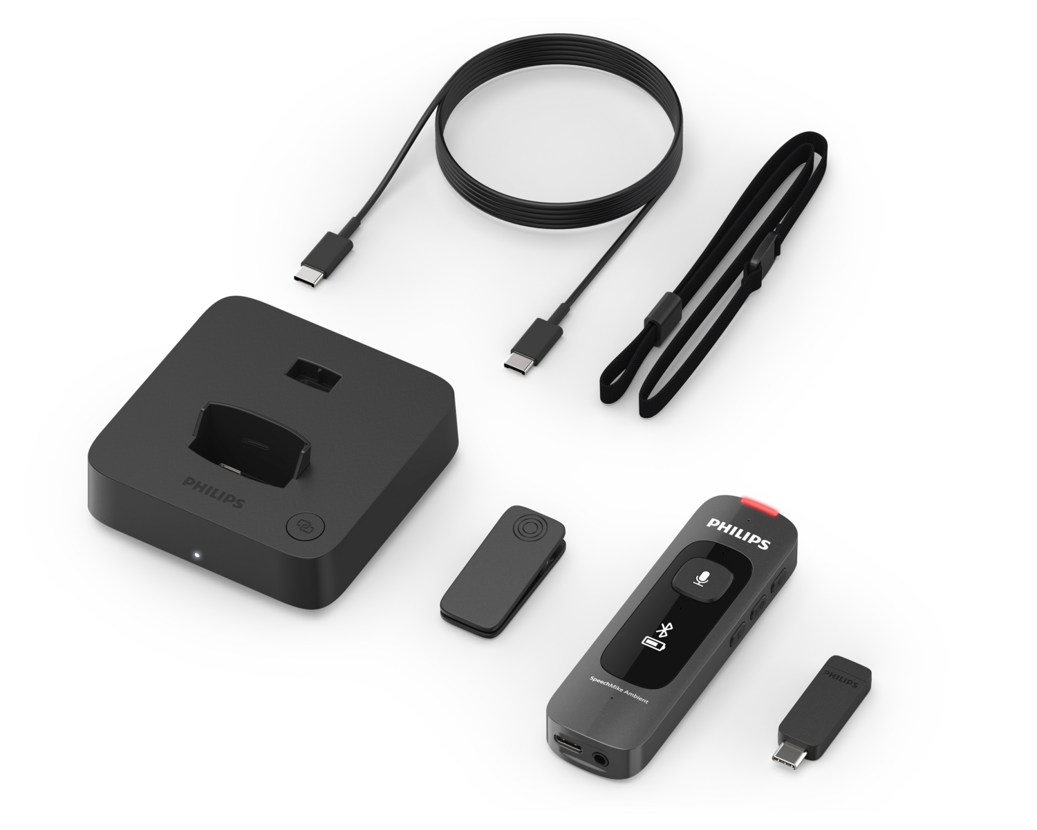 Philips PSM5000 SpeechMike Ambient Wearable AI Assistant - Office Version