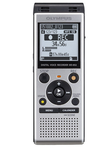 Olympus WS852 Digital Voice Recorder with Lavalier Microphone