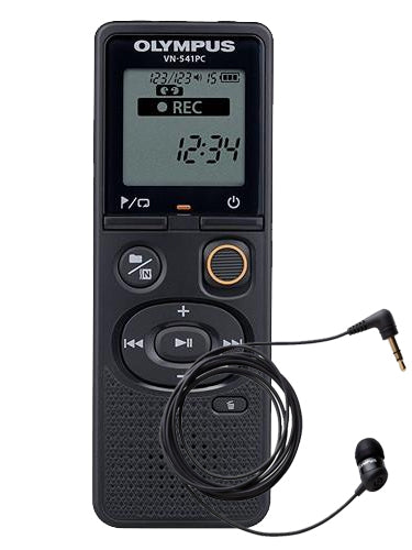 Olympus VN541PC Digital Notetaker with TP8 Telephone Pick-up