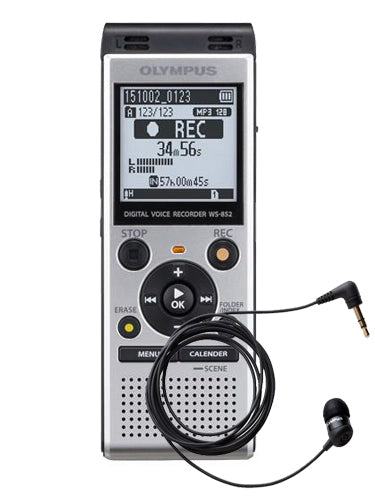 Olympus WS852 Digital Voice Recorder with TP8 Telephone Pick-Up