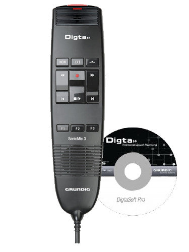 Grundig Digta SonicMic 3 with DigtaSoft Pro Software - PDD8300