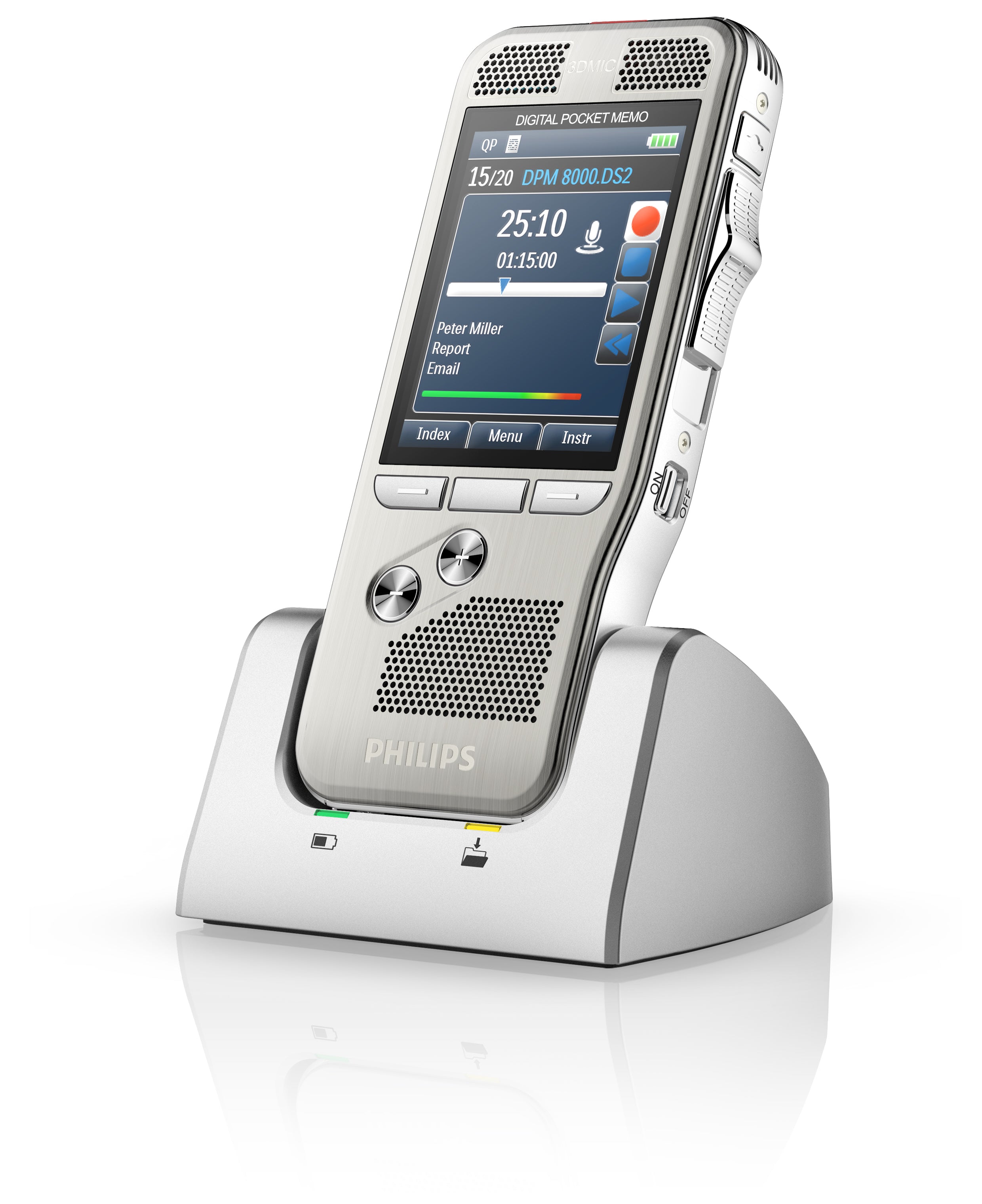Philips DPM8100 Digital Pocket Memo - Machine Only