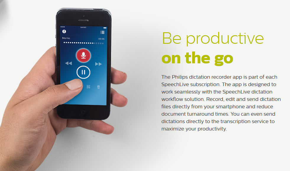 Mastering Dictation with the Philips SpeechLive Mobile App