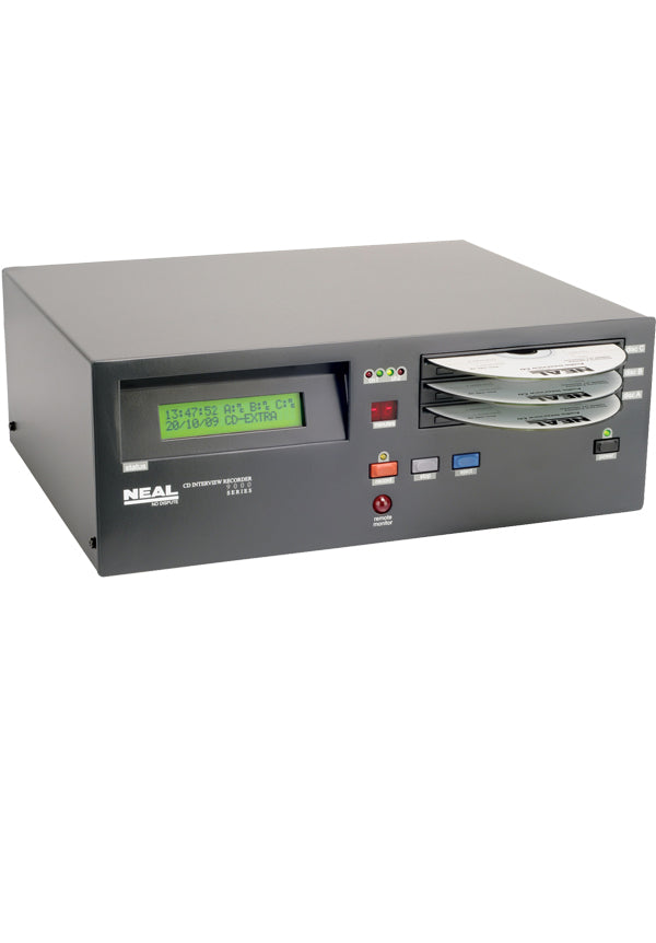 Triple Channel Recoder Neal 9103 Triple CD Interview Recorder