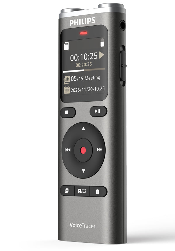 Philips DVT2075 Digital Voice Tracer with Sembly AI Voucher