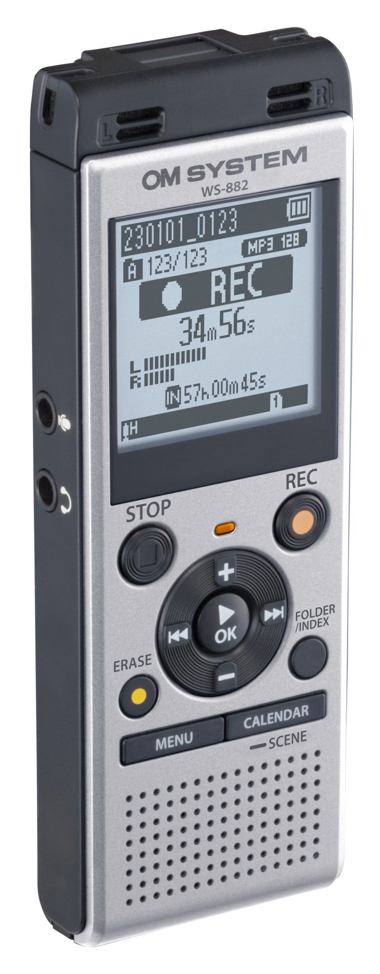 OM System WS882 Digital Voice Recorder - NEW MODEL