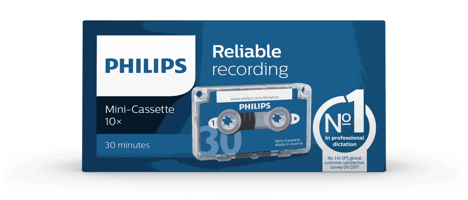 Philips LFH0005 Mini Cassette - Pack of 10