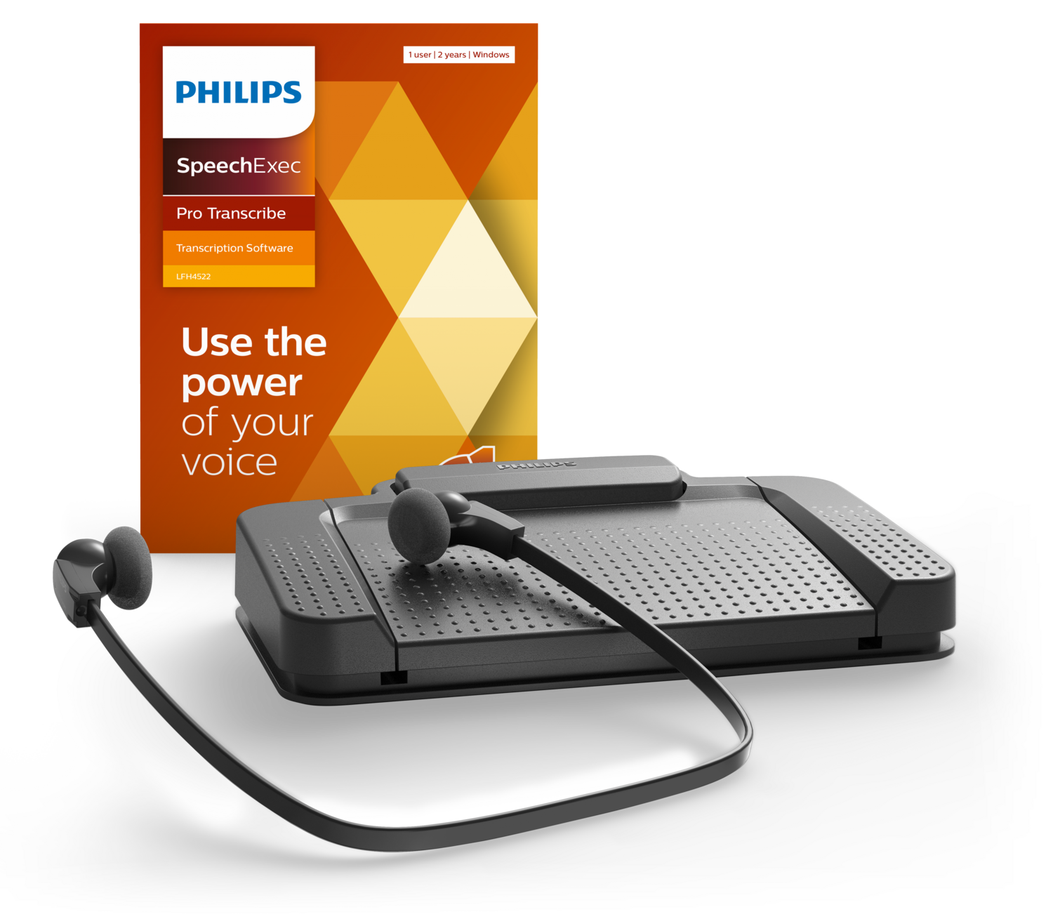Philips LFH7277 Transcription Kit with SpeechExec Pro Transcribe