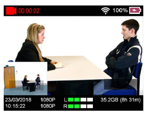 MS-UP2 HD Ultra-Portable interview Video recorder Kit