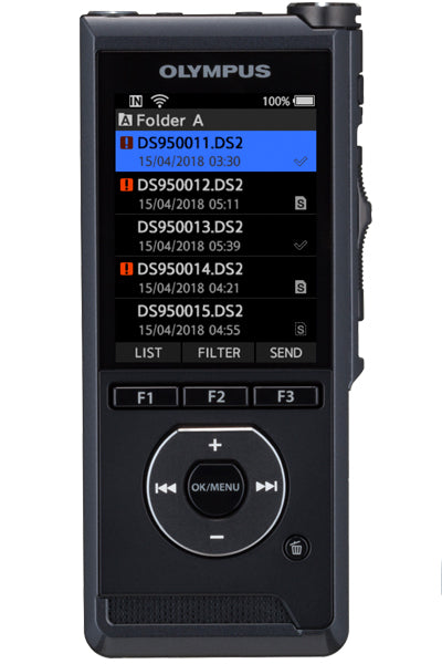 Olympus DS-9500 Digital Recorder Premium Kit - WiFi with ODMS v7 Dictate Software
