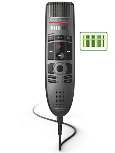 Philips SMP3800 SpeechMike Premium Touch with Barcode Scanner